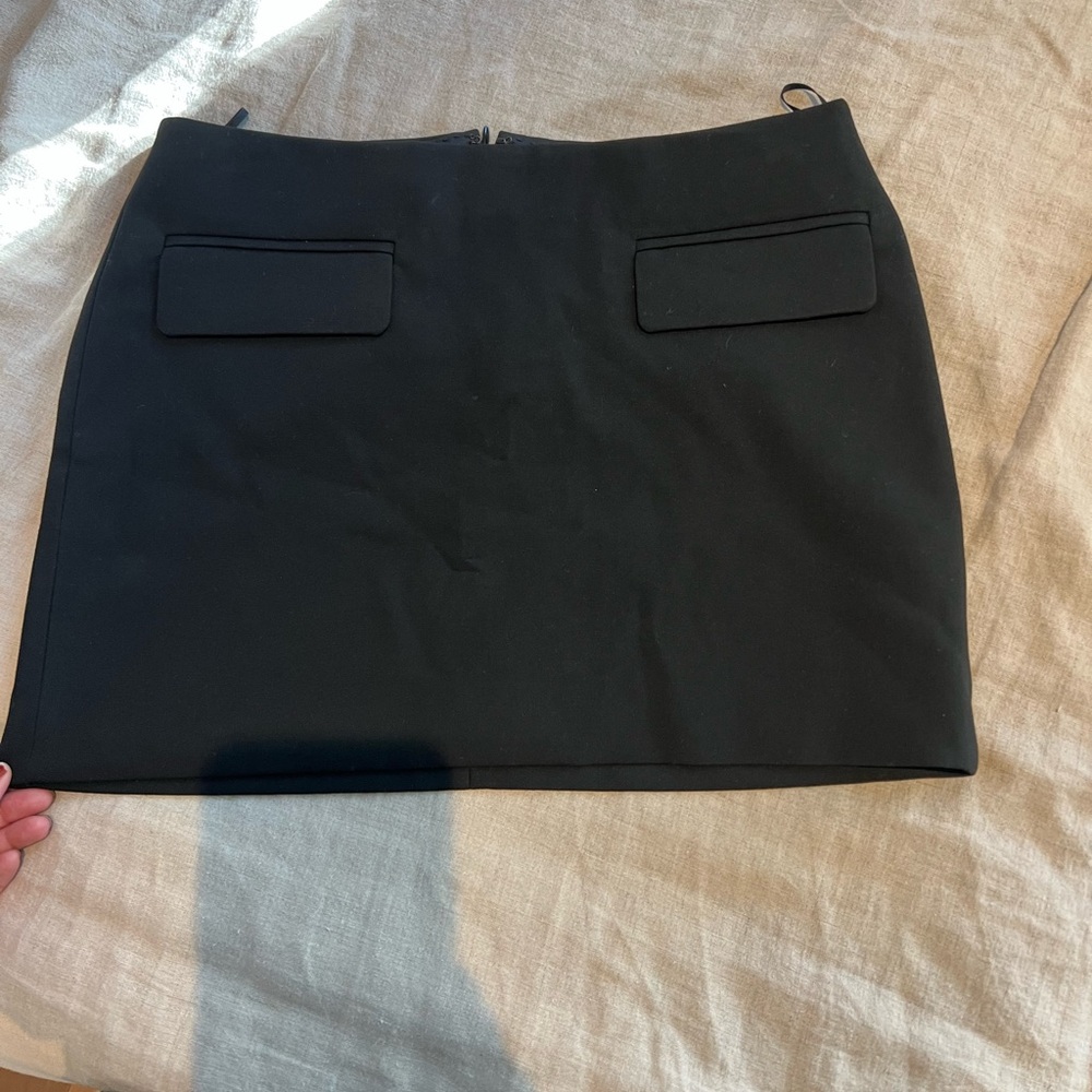 Aritzia Black Mini Skirt - Stationary Skirt